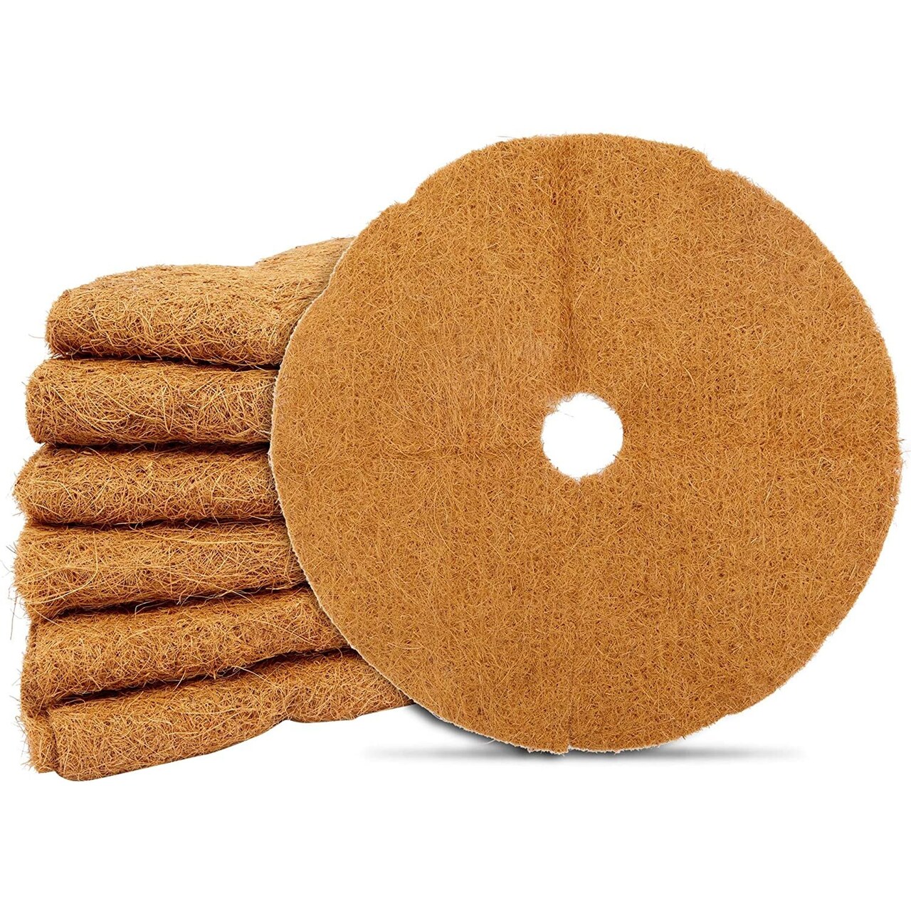 6 Pack Tree Mulch Rings, Base Protector for Landscaping, 18"